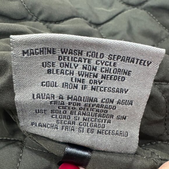 NWT Levi's Canvas Winter Quilted Lined Jacket Green Military Style Men's XXL - Picture 10 of 11